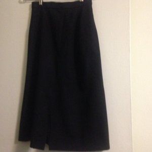Vintage Ellen Tracy Black Wool skirt